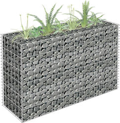 vidaXL Planter Garden Fencing Material 1pcs Silver