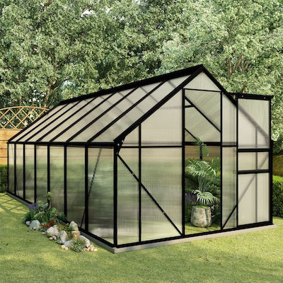 vidaXL 48219 Greenhouse with Aluminum Frame 4.3x1.9x22m