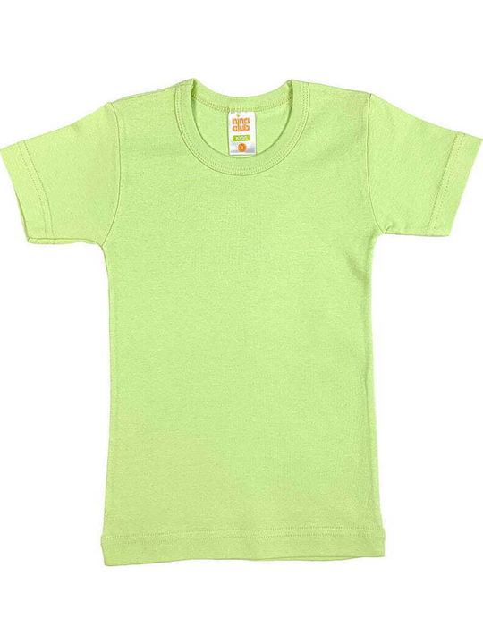 Nina Club Kids Short-Sleeved Green Undershirt