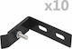 vidaXL Connector for Pergola Galvanized 10pcs f...