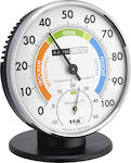 TFA Thermo-Hygrometer Thermometer & Hygrometer Tabletop pentru utilizare în interior Negru