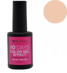 Bioshev Professional 10 Days Color Gel Effect Gloss Βερνίκι Νυχιών Μακράς Διαρκείας Μπεζ 216 11ml