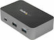 StarTech USB-Hub 4 Anschlüsse USB 3.1 mit USB-C Anschluss Grau