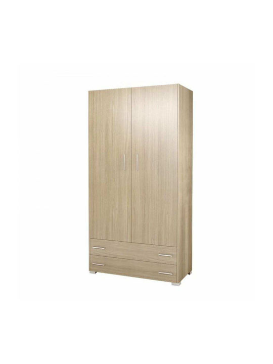 Ντουλάπα No 2 Δίφυλλη Δρυς 105x50x180cm