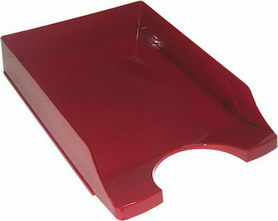 Describo Filing Tray Plastic Red