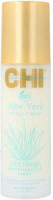 CHI Κρέμα Μαλλιών Aloe Vera mit leichtem Halt gegen Frizz 147ml CHIAVMC5