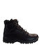 Aeropelma Men's Leather Military Boots Black