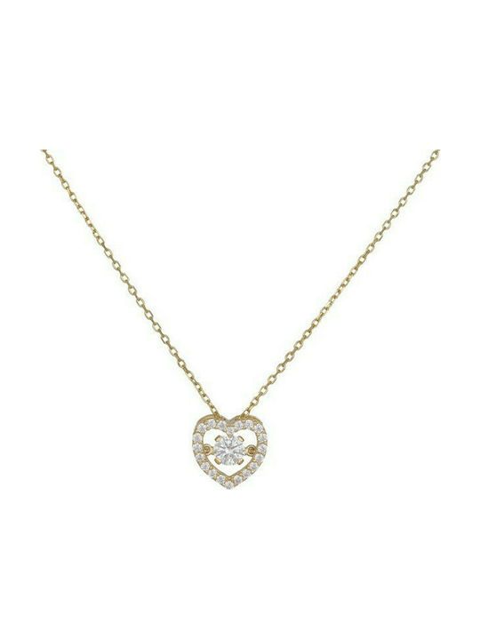 14K Gold necklace with full heart 037599 037599 037599 Gold 14 Carat Gold