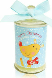 Aromatic Candle Christmas light blue