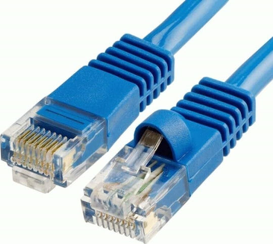 U/UTP Cat.5e (Gigabit) Καλώδιο Δικτύου Ethernet 2m Μπλε