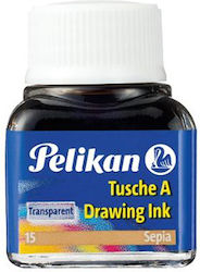 Pelikan Ανταλλακτικό Μελάνι για Πένα Καφέ 10ml