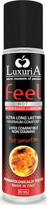 Luxuria Feel Hot Sensation Lubricant Vaginales Schmiermittel 60ml