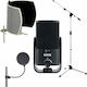 Rode Condenser USB Microphone NT-USB Mini Micscreen Bundle Desktop for Voice