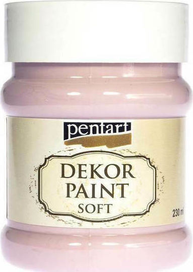 Pentart Dekor Paint Soft Chalk Paint Victorian Pink 100ml
