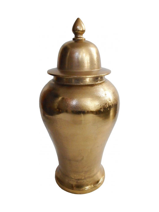 Artekko Decorative Vase Gold 25x25x53cm