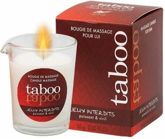 Ruf Taboo Масажна свещ с аромат Мощен & Virile 60гр