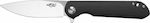 Ganzo Pocket Knife Black with Blade made of Stainless Steel