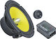 Ground Zero Set Auto-Lautsprecher Autolautsprecher 6.5" mit 100W RMS (2 Weg)