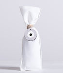 Christening Favor in Pouch Μάτι White made of Fabric 50pcs