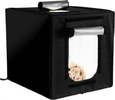 E-Reise Photo Box Photo Studio Box with LED Φωτιζόμενο με Πολλαπλά Backround 60x60x60cm