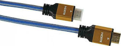 iBox ITVFHD04 HDMI 2.0 Braided HDMI Male - HDMI Male 1.5m Blue HDMI Cables
