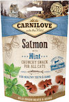 Carnilove Fresh & Crunch Snack Treats with Salmon Salmon & Mint Snacks for Adult Cats 50gr 020-0716