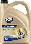 K2 Semi Senthetic Car Lubricant 10W-40 5lt for Diesel Engine