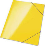 Αρίων Φάκελος με Λάστιχο για Χαρτί A4 Κίτρινο Πλαστικοποιημένο 25x35cm
