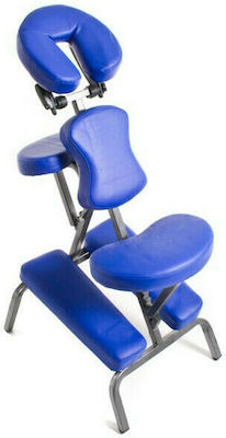 ICosmetics Stuhl Massage und Physiotherapie Blau aus Metall 110x60cm.