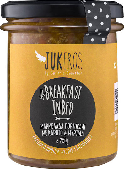 Jukeros Μαρμελάδα Πορτοκάλι, Καρότο & Μύρτιλα 250gr
