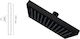 Viospiral Square Showerhead 20x20cm Black Matt