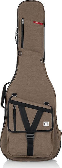 Gator Transit Case Electric Guitar Padded Black Tan