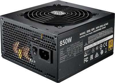 CoolerMaster MWE rev. 2.0 850W Schwarz Computer-Netzteil Vollständig modular 80 Plus Gold