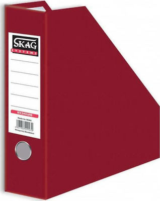 Skag Paper Magazine File Red 28x8x34cm