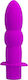 Pretty Love Wyatt Anal Vibrator Purple 11.5cm