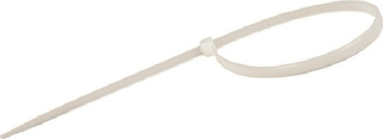 Elmark Cable Ties Plastic 160mm x 2.5mm in White Colour (100 pcs) (500162)