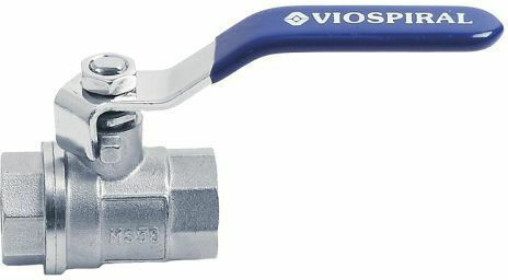 Viospiral Вентил / Превключвател на водата Прав 3/4" 3/4" Пълен поток на топка с дръжка Жена