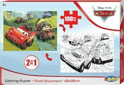 Παιδικό Puzzle Cars 100pcs για 6+ Ετών Luna