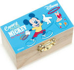 Taufgeschenk mit Schachtel Σεντούκι Mickey Fun Day Out aus Holz 48Stück