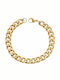Puppis Chain Hand made of Steel Gold-plated Length 22cm