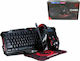 Marvo Touch Wisdom Combo CM401 Set Gaming Tastatur mit RGB-Beleuchtung & Maus (Englisch US)