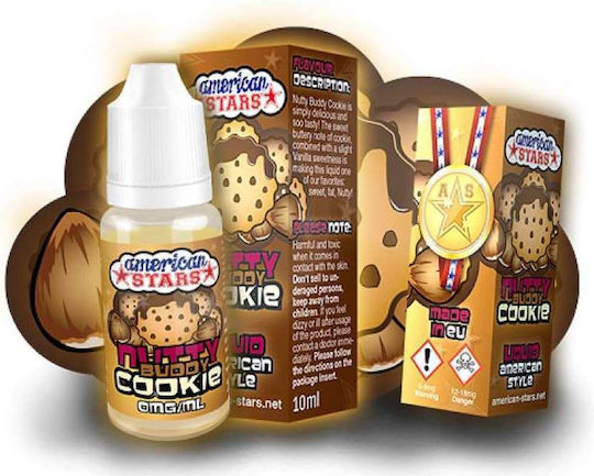 American Stars Fertige Nachfüllflüssigkeit mit Süß Geschmack 18mg 10ml