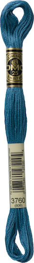 DMC Thread Embroidery Mouliné 117 Cotton in Blue color 8m Wedgewood