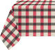 Sunshine 5452 Cotton & Polyester Checkered Tablecloth Red 140x140cm