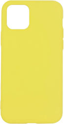 Sonique Liquid Back Cover Σιλικόνης Κίτρινο (iP...