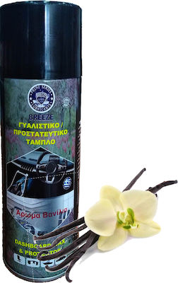 Breeze Lichid Străluciți / Protecție Polish și protecție cu miros de vanilie pentru Materiale plastice pentru interior - Tabloul de bord cu Aromă Vanilie 400ml BR012