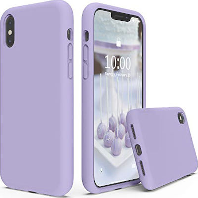 Sonique Liquid Coperta din spate Silicon Violet (iPhone XS Max) 46-61701