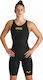 Arena Powerskin Carbon Glide Γυναικείο Αγωνιστικό Ολόσωμο Μαγιό Κολύμβησης Μαύρο