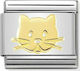Nomination Composable Classic Link Γάτα Χρυσή 18Κ