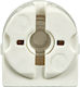 VK Lighting Power Socket with Socket G13 in White color Set 1pcs 22100-012618